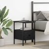vidaXL Nachttisch Schwarz Eichen-Optik 34 x 36 x 50 cm Holzwerkstoff