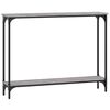 vidaXL Konsolentisch Grau Sonoma 100x22,5x75 cm Holzwerkstoff