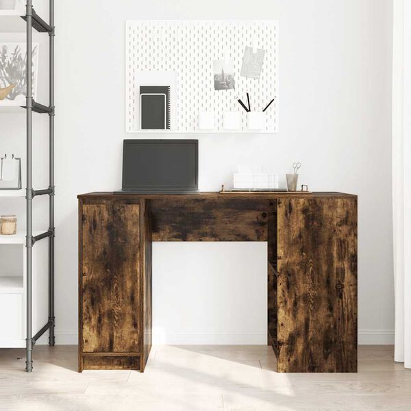 vidaXL Schreibtisch R&auml;uchereiche 120x42x76 cm Holzwerkstoff