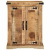 vidaXL Sideboard Braun 55 x 35 x 70 cm Massivholz, grobes Mango