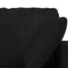 vidaXL Sofa Set 2 pcs Schwarz 198 x 78 x 80 cm Samt