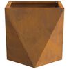 vidaXL Pflanzk&uuml;bel Rostig 30 x 30 x 30 cm Wetterfeststahl