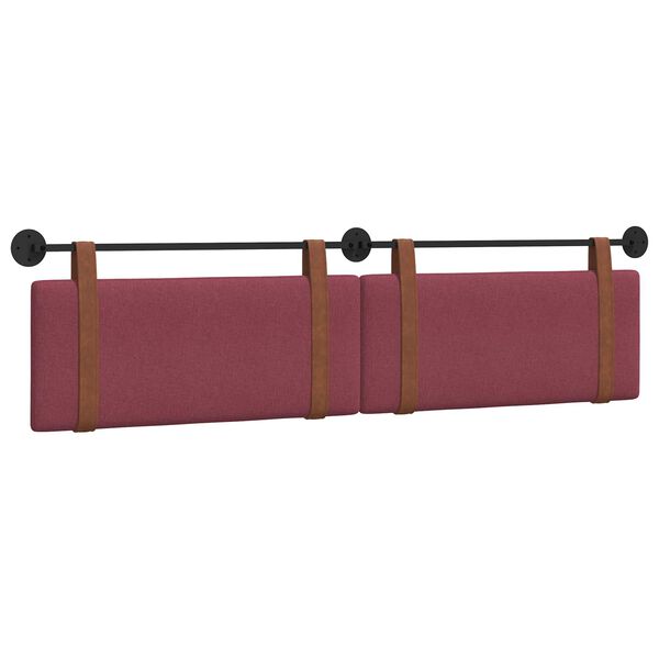 vidaXL H&auml;ngevorderseite Uni Weinrot 210 x 55 x 5 cm Antikes PU