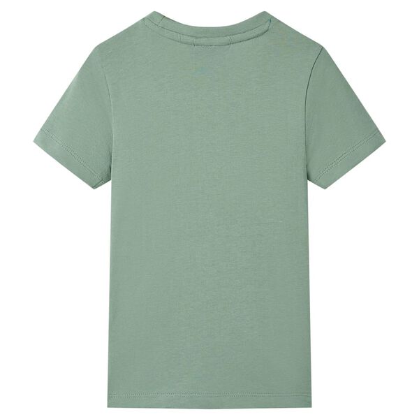 Kinder-Kurzarmshirt Khaki 128
