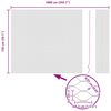 vidaXL Zaunpfosten Grau 10 x 1,5 m (25 mm Maschen) Stahl und PVC