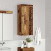 vidaXL Badezimmer-Wandschrank mit T&uuml;r TULUM Altholz 37 x 24,5 x 86 cm