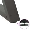vidaXL Couchtischbeine 2 Stk. Anthrazit 60x(42-43,3) cm Stahl