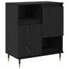 vidaXL Sideboards 2 pcs Schwarz Eichen-Optik 120 x 35 x 70 cm