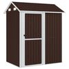 vidaXL Ger&auml;tehaus Braun 192x152,5x237 cm Verzinkter Stahl