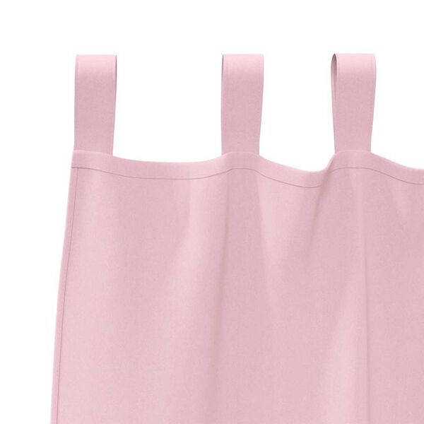 vidaXL Verdunkelungs-Vorh&auml;nge mit Ringen 2 pcs Babyrosa 245 x 140 cm