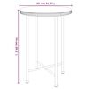 vidaXL 5-tlg. Garten-Essgruppe Schwarz Poly Rattan
