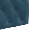 vidaXL H&auml;ngevorderseite Wandmontiert Blau 170 x 55 x 7 cm Samt