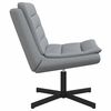 vidaXL Drehstuhl Hellgrau 63 x 75 x 76 cm Stoff