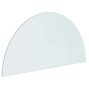 vidaXL Feuerstelle Glasplatte Transparent 1000 x 500 mm Glas