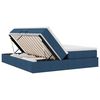 vidaXL Aufbewahrungsbett mit Matratze Blau 180 x 200 cm Polyester