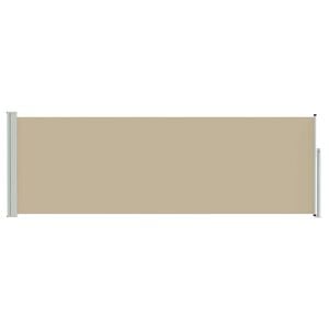 vidaXL Ausziehbares Seitenmarkise Beige 300 x 100 cm Polyester