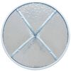 vidaXL Gartentisch 50 x 71 cm Stahl Rund Grau