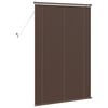 vidaXL Venetianer Jalousie Dunkelbraun mit Muster 150 x 100 cm PVC