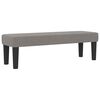 vidaXL Boxspringbett mit Matratze Taupe 120 x 200 cm Stoff