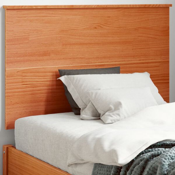 vidaXL Kopfteil Wachsbraun 90 cm Massivholz Kiefer