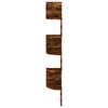 vidaXL Wand-Eckregal R&auml;uchereiche 19x19x123 cm Holzwerkstoff