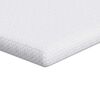 vidaXL Matratzenauflage Wei&szlig; 160 x 200 cm Jacquard Stoff