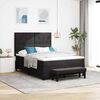 vidaXL Boxspringbett mit Matratze Schwarz 140 x 200 cm Samt