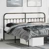 vidaXL Ersatz-Kopfteil Metall Schwarz 180 cm