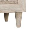 vidaXL Sideboard 2 pcs Wei&szlig; 60 x 33 x 75 cm massives Mangoholz