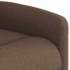 vidaXL Massagesessel mit Aufstehhilfe Braun Stoff