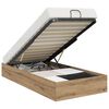 vidaXL Ottoman Bettgestell Artisan-Eiche 90 x 200 cm Holzwerkstoff