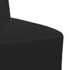 vidaXL Modulares Armfreies Sofa 3 pcs Schwarz 55 x 74 x 82 cm
