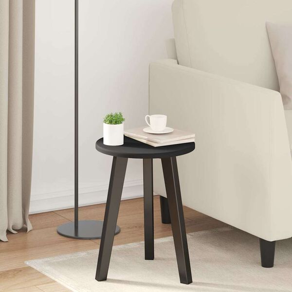 vidaXL Tischplatte Schwarz 30 x 30 x 1,5 cm Holzwerkstoff