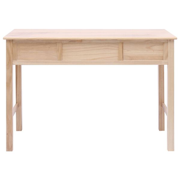 vidaXL Schreibtisch Natur 110 &times; 45 &times; 76 cm Holz