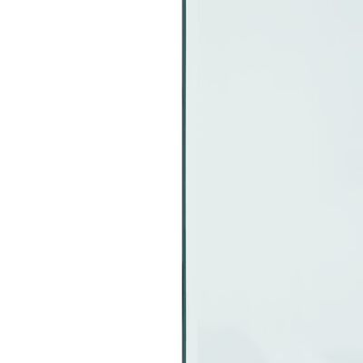 vidaXL Kaminofen Glasplatte Rechteckig 120x50 cm