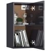 vidaXL 8-tlg. TV-Schrank-Set Hochglanz-Grau Holzwerkstoff