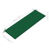 vidaXL Stapelbare Gartenbank mit Auflage 159 cm Massivholz Teak