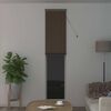 vidaXL Venetianer Jalousie Dunkelbraun mit Muster 213 x 60 cm PVC