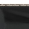 vidaXL Pflanzk&uuml;bel mit Ablage Grau Poly Rattan