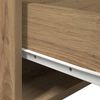 vidaXL Wandmontiertes Nachttischchen 2 pcs Artisan-Eiche Holzwerkstoff