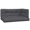 vidaXL Garten-Ecksofas aus Paletten mit Kissen 2 Stk Massivholz Akazie