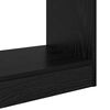 vidaXL B&uuml;cherregal Schwarz Eichen-Optik 60 x 30 x 72 cm Holzwerkstoff