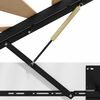vidaXL Ottoman Bettgestell Wei&szlig; 193 x 120 x 25 cm Spanplatte