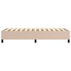 vidaXL Boxspringbettgestell Cappuccino-Braun 100x200 cm Kunstleder