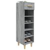 vidaXL Schuhschrank Grau Sonoma 30x35x105 cm Holzwerkstoff