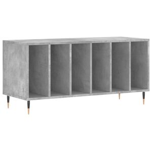 vidaXL Plattenschrank Betongrau 100x38x48 cm Holzwerkstoff