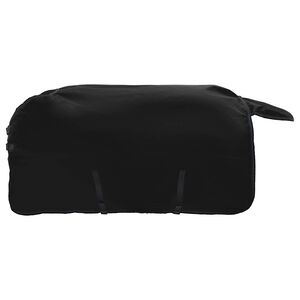 vidaXL Pferdedecke Voll Schwarz 75 cm Polyester