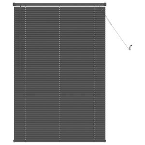 vidaXL Venetianer Jalousie Verstellbar Silber Grau 150 x 100 cm PVC