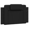 vidaXL Bett "Viana" mit Matratze Schwarz 80x200 cm Kunstleder