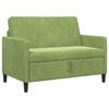 vidaXL Sofa mit Stauraum Hellgr&uuml;n 122 x 78 x 87 cm Polyester